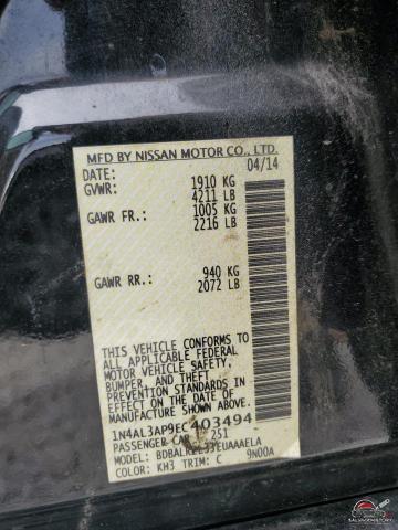 1N4AL3AP9EC403494 2014 NISSAN ALTIMA photo no. 12