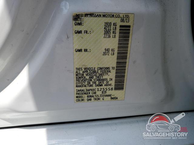 1N4AL3APXEC125558 2014 NISSAN ALTIMA photo no. 12
