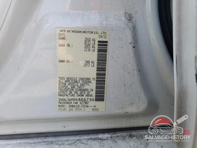 1N4AL3AP0FN866730 2015 NISSAN ALTIMA photo no. 12
