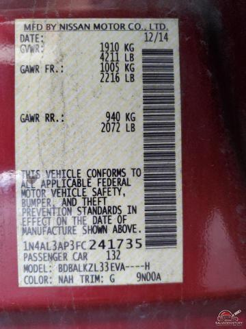 1N4AL3AP3FC241735 2015 NISSAN ALTIMA photo no. 12