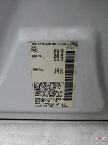 1N4AL3AP3FC473946 2015 NISSAN ALTIMA photo no. 12