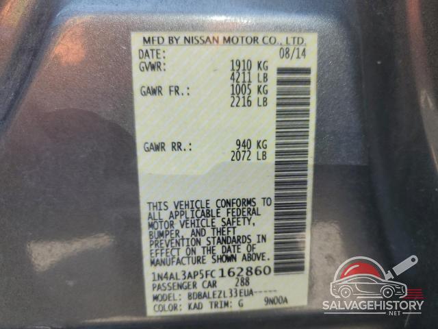 1N4AL3AP5FC162860 2015 NISSAN ALTIMA photo no. 12