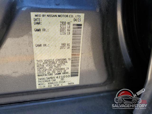 1N4AL3AP6FC421050 2015 NISSAN ALTIMA photo no. 10
