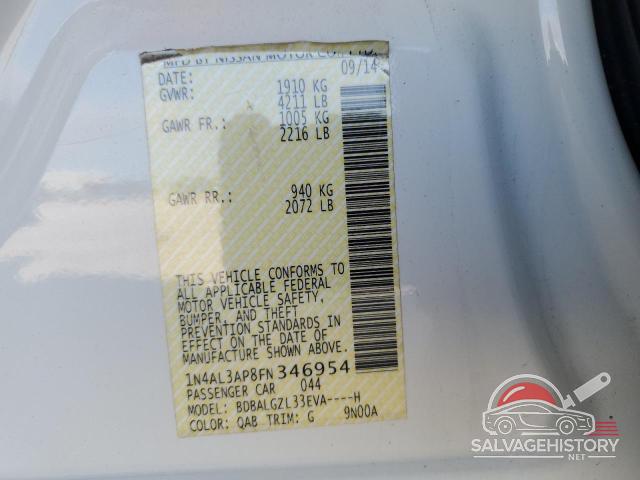 1N4AL3AP8FN346954 2015 NISSAN ALTIMA photo no. 12