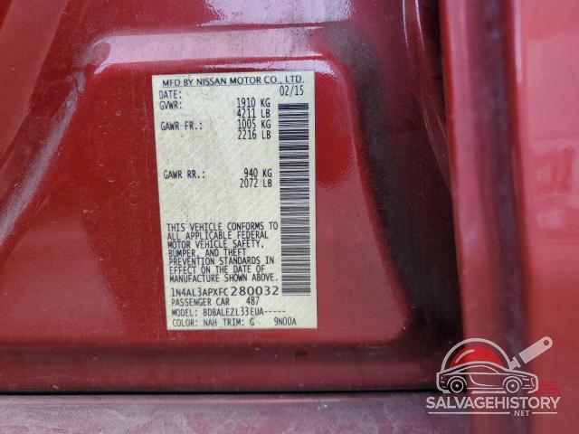 1N4AL3APXFC280032 2015 NISSAN ALTIMA photo no. 12
