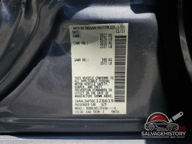 1N4AL3AP5GC126619 2016 NISSAN ALTIMA photo no. 12