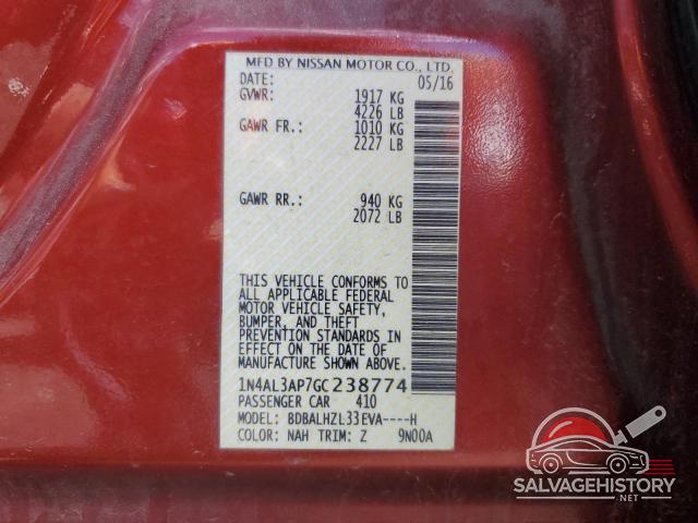 1N4AL3AP7GC238774 2016 NISSAN ALTIMA photo no. 13