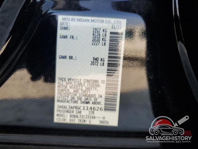1N4AL3AP8GC114626 2016 NISSAN ALTIMA photo no. 12