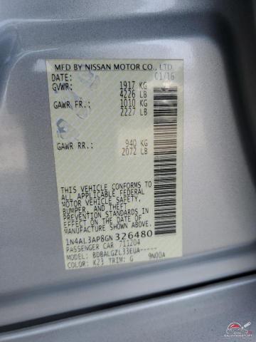 1N4AL3AP8GN326480 2016 NISSAN ALTIMA photo no. 12