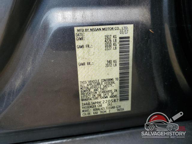 1N4AL3AP4HC220587 2017 NISSAN ALTIMA photo no. 12