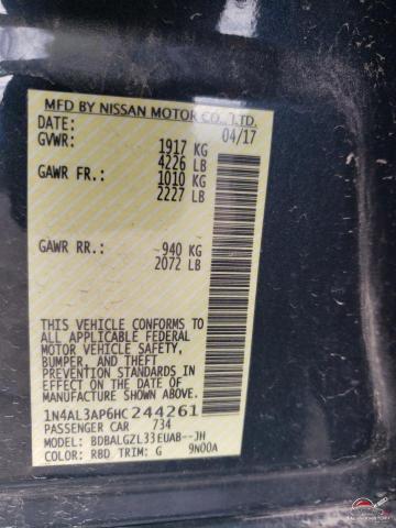 1N4AL3AP6HC244261 2017 NISSAN ALTIMA photo no. 12