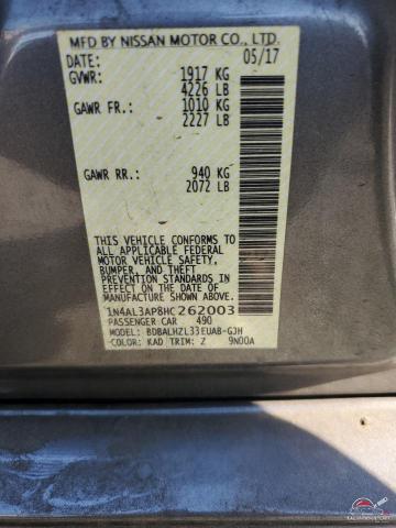 1N4AL3AP8HC262003 2017 NISSAN ALTIMA photo no. 12