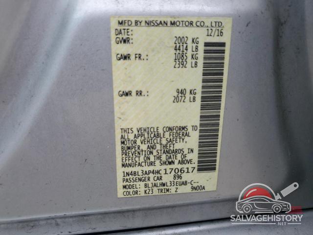 1N4BL3AP4HC170617 2017 NISSAN ALTIMA photo no. 12