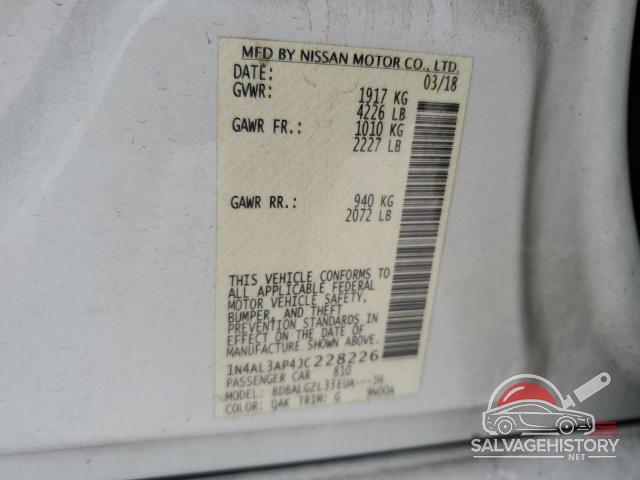 1N4AL3AP4JC228226 2018 NISSAN ALTIMA photo no. 12