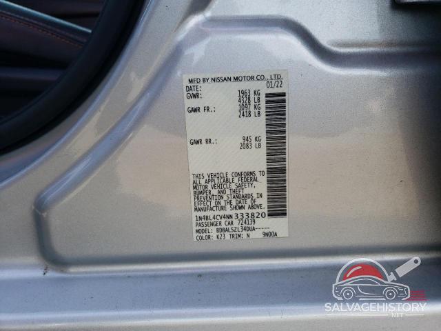 1N4BL4CV4NN333820 2022 NISSAN ALTIMA photo no. 12
