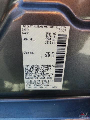 1N4BL4DV7PN346188 2023 NISSAN ALTIMA photo no. 13