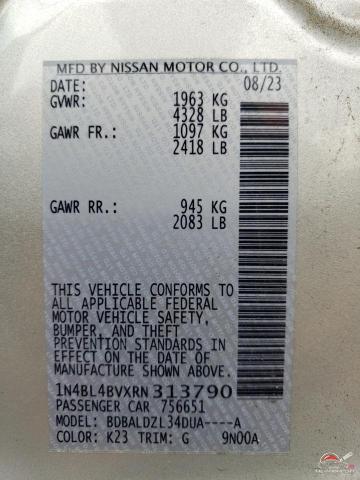 1N4BL4BVXRN313790 2024 NISSAN ALTIMA photo no. 13