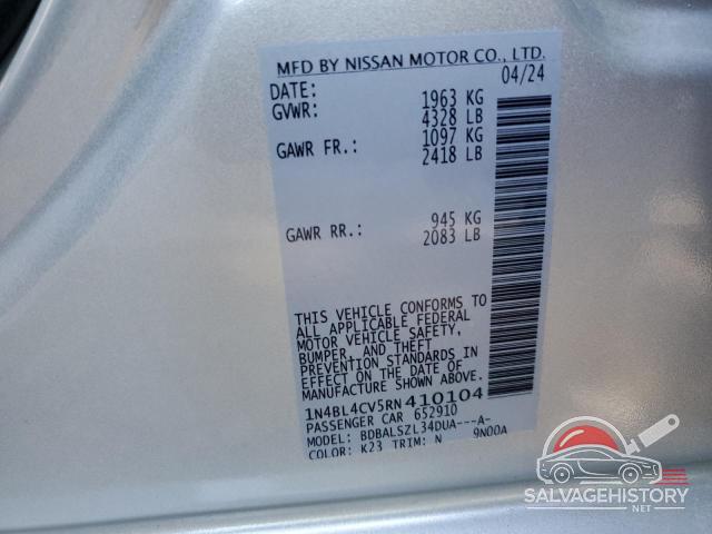 1N4BL4CV5RN410104 2024 NISSAN ALTIMA photo no. 12