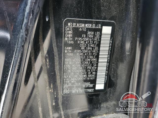 JN8AZ2KR7AT161631 2010 NISSAN CUBE photo no. 13