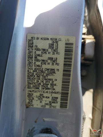 1N6MD27Y73C410405 2003 NISSAN FRONTIER photo no. 12