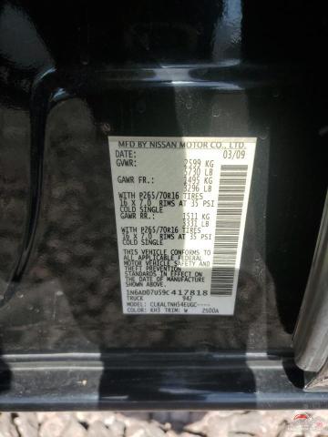 1N6AD07U59C417818 2009 NISSAN FRONTIER photo no. 13
