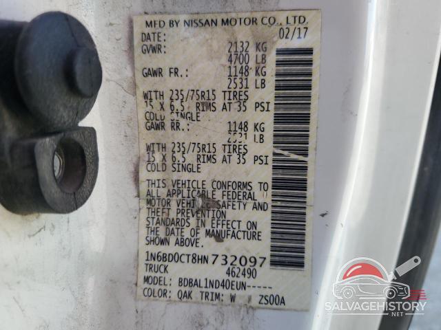 1N6BD0CT8HN732097 2017 NISSAN FRONTIER photo no. 12