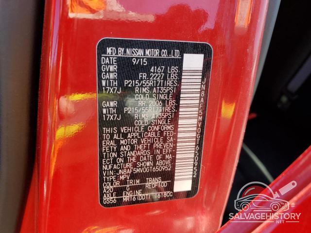 JN8AF5MV0GT650952 2016 NISSAN JUKE photo no. 12