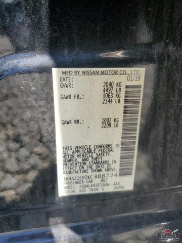 1N4AZ1CP2KC308724 2019 NISSAN LEAF photo no. 12