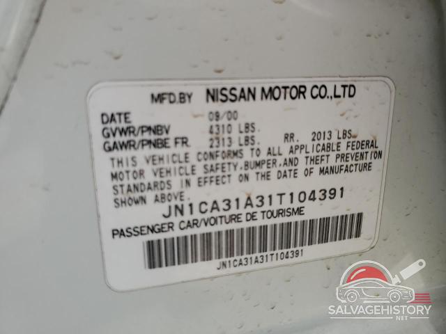 JN1CA31A31T104391 2001 NISSAN MAXIMA photo no. 12