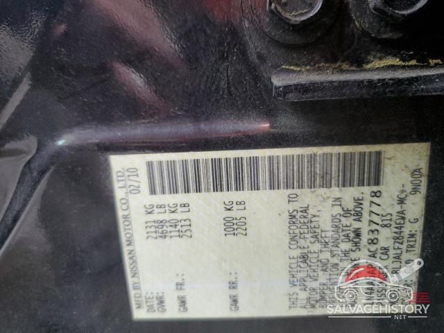 1N4AA5AP7AC837778 2010 NISSAN MAXIMA photo no. 12