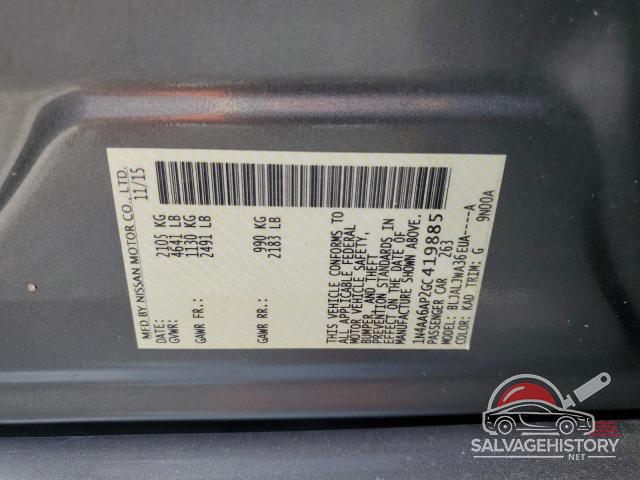 1N4AA6AP2GC419885 2016 NISSAN MAXIMA photo no. 13