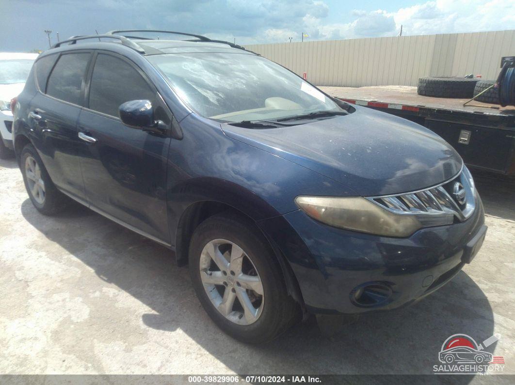 JN8AZ18U89W024424 2009 NISSAN MURANO photo no. 7