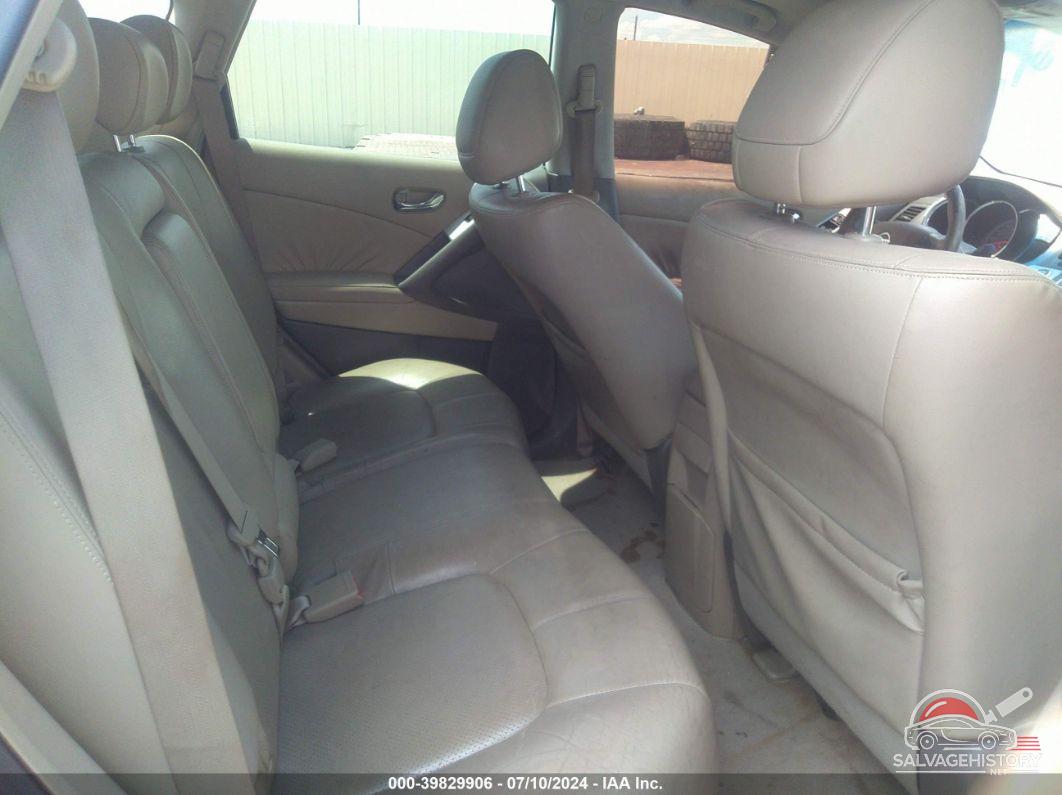 JN8AZ18U89W024424 2009 NISSAN MURANO photo no. 8