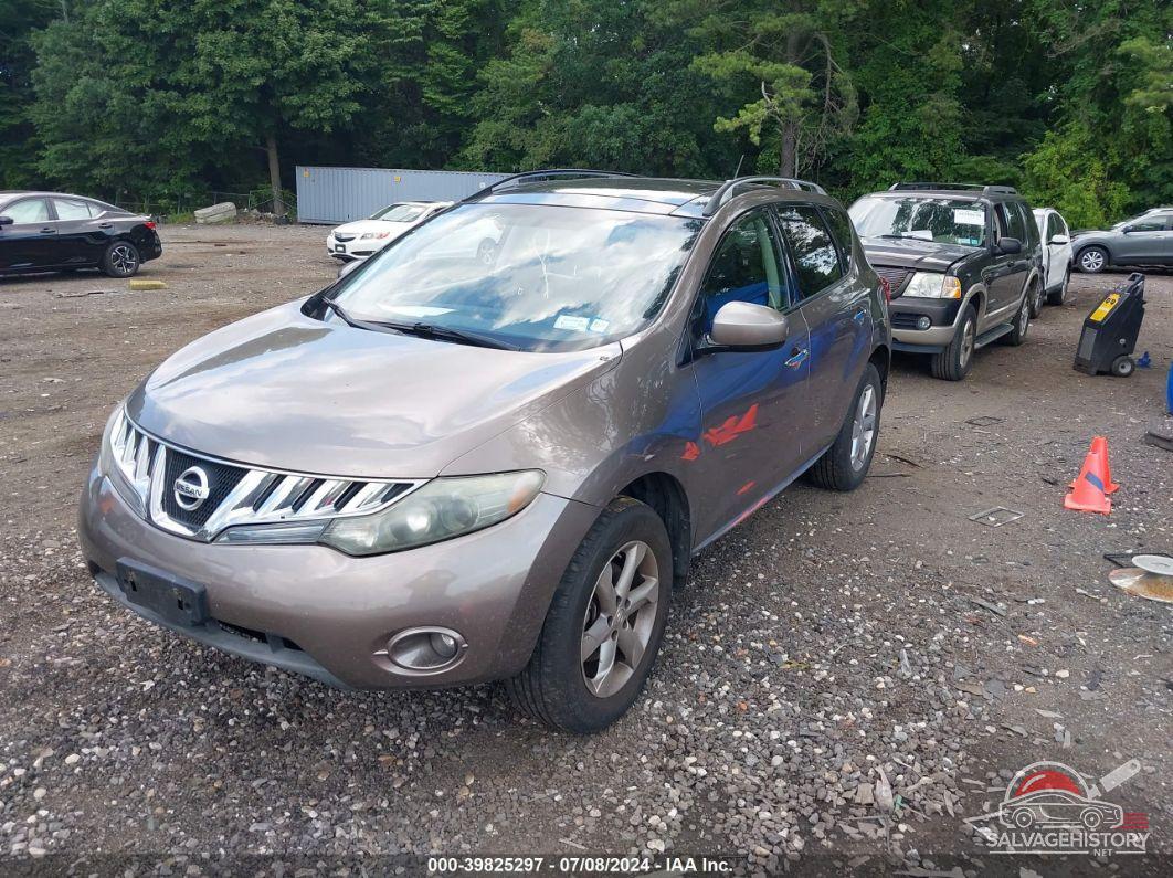 JN8AZ18W19W210047 2009 NISSAN MURANO photo no. 2