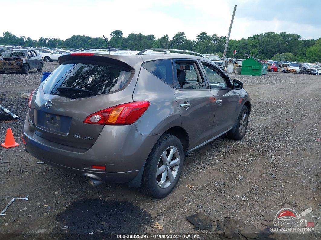 JN8AZ18W19W210047 2009 NISSAN MURANO photo no. 4