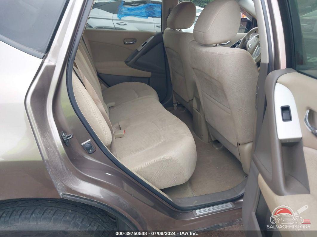 JN8AZ1MU5AW014122 2010 NISSAN MURANO photo no. 8