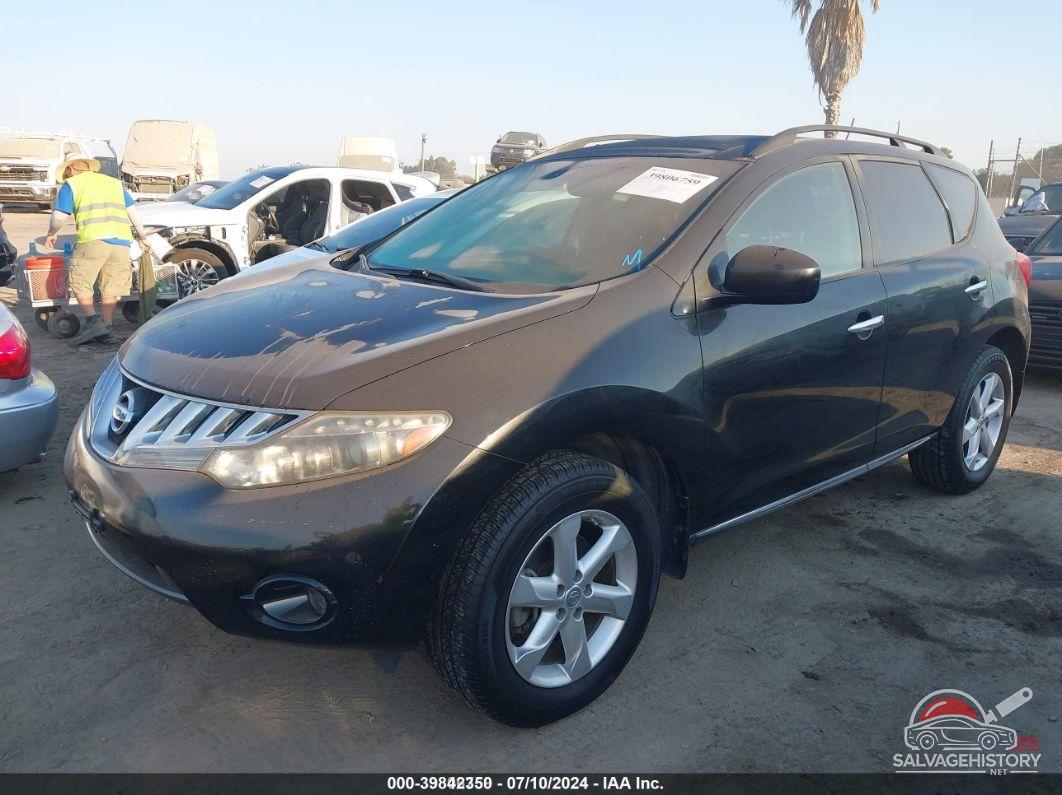 JN8AZ1MW4AW121972 2010 NISSAN MURANO photo no. 2