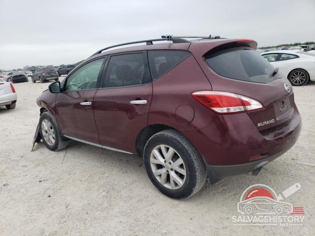 JN8AZ1MU5CW113252 2012 NISSAN MURANO photo no. 2