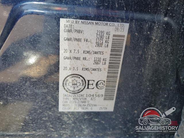 5N1AZ2CS1RC104569 2024 NISSAN MURANO photo no. 13