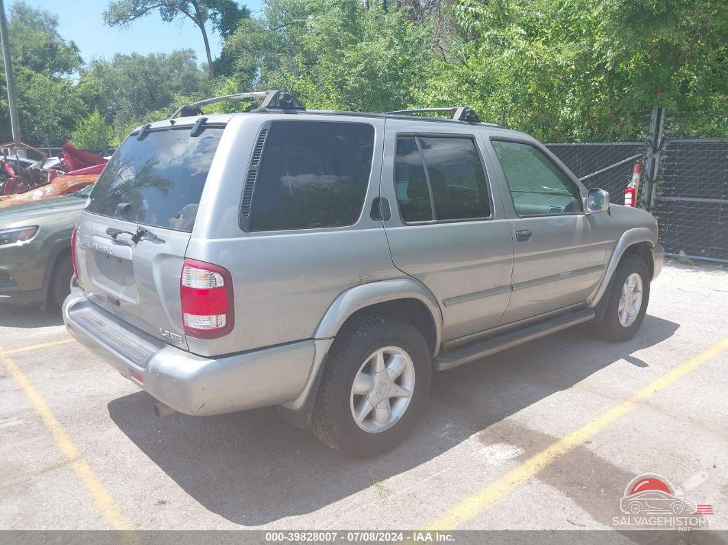 JN8DR09Y61W608270 2001 NISSAN PATHFINDER photo no. 4