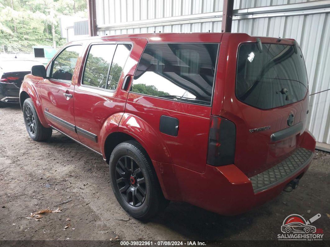 5N1BR18B38C622933 2008 NISSAN PATHFINDER photo no. 3