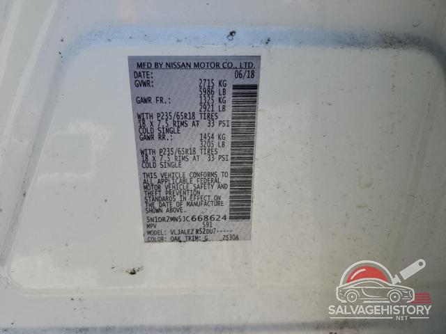 5N1DR2MN5JC668624 2018 NISSAN PATHFINDER photo no. 13