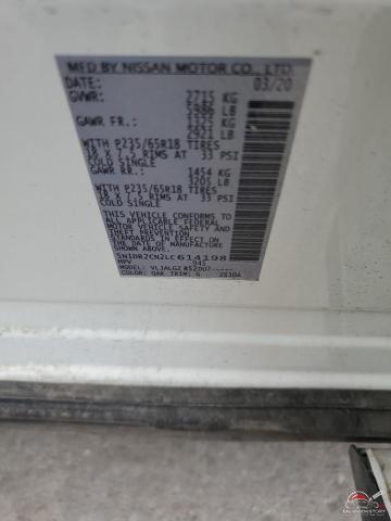 5N1DR2CN2LC614198 2020 NISSAN PATHFINDER photo no. 13