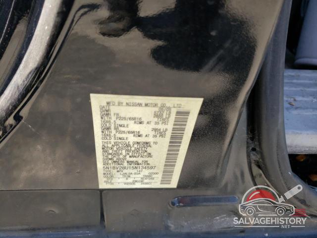 5N1BV28U15N134597 2005 NISSAN QUEST photo no. 12