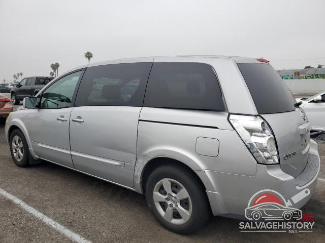 5N1BV28U17N129225 2007 NISSAN QUEST photo no. 2