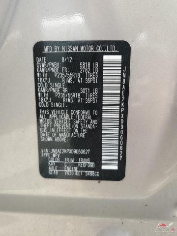 JN8AE2KPXD9060627 2013 NISSAN QUEST photo no. 13