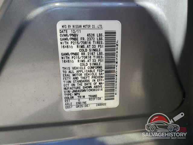 JN8AS5MV1CW382014 2012 NISSAN ROGUE photo no. 13