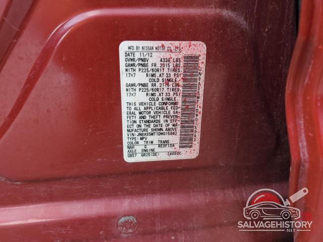 JN8AS5MT1DW015842 2013 NISSAN ROGUE photo no. 13