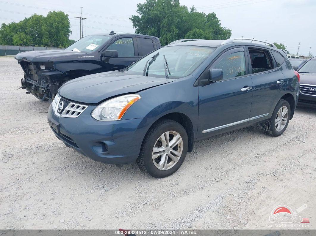 JN8AS5MV1DW619148 2013 NISSAN ROGUE photo no. 2