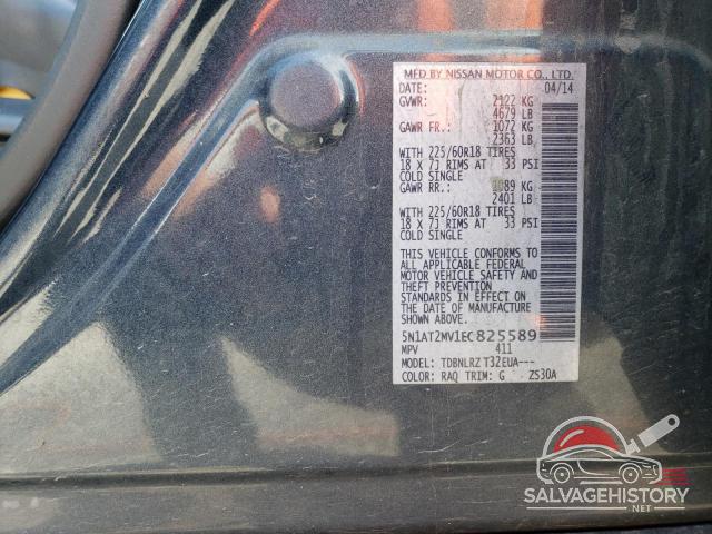 5N1AT2MV1EC825589 2014 NISSAN ROGUE photo no. 13